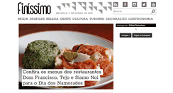 Desktop Screenshot of finissimo.com.br